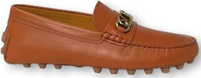 Tod's Gommino Logo Plaque Slip-On Loafers