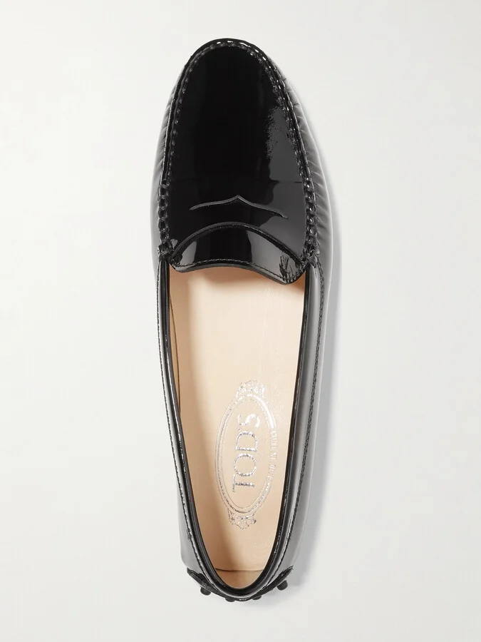 Tod's - Gommino Patent-leather Loafers - Black - Image 5