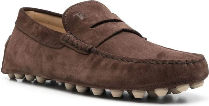 Tod'S Gommino Suede Leather Loafers - Image 4