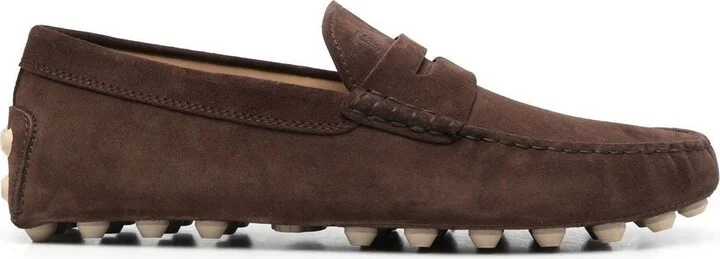 Tod's Gommino Suede Leather Loafers