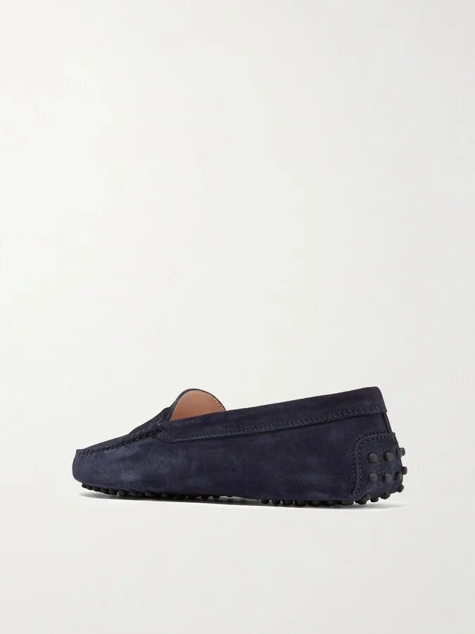 Tod's - Gommino Suede Loafers - Blue - Image 3