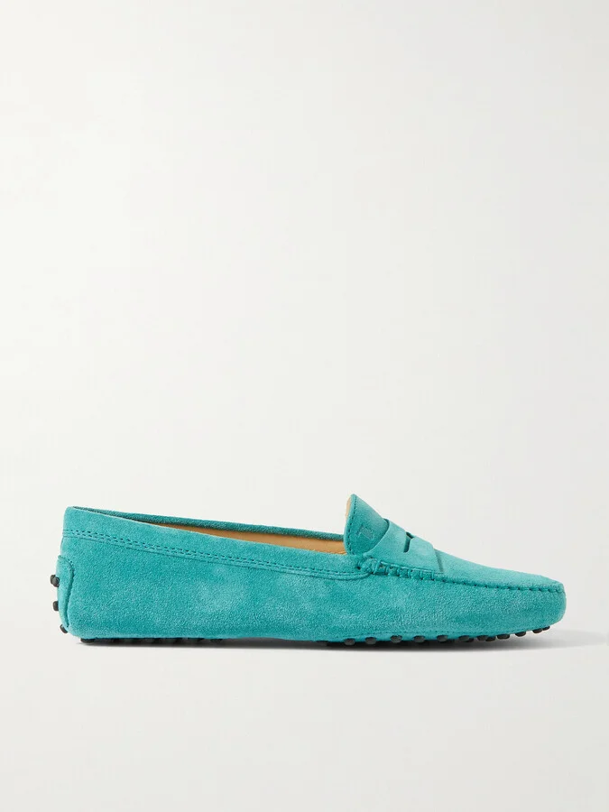 Tod's - Gommino Suede Loafers - Blue