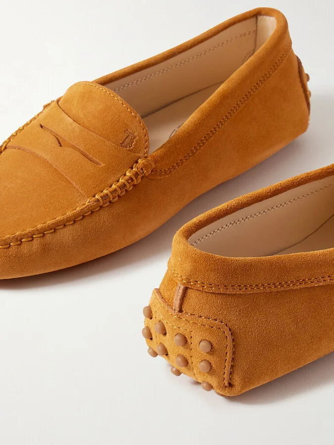 Tod's - Gommino Suede Loafers - Brown - Image 4