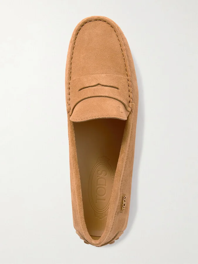 Tod's - Gommino Suede Loafers - Brown - Image 5