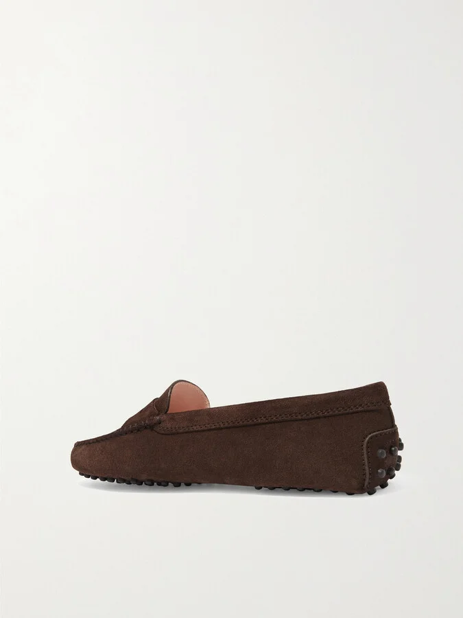 Tod's - Gommino Suede Loafers - Brown - Image 3