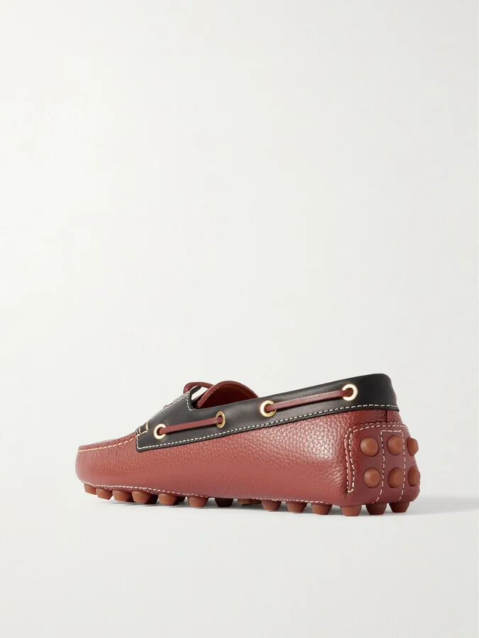 Tod's - Gommino Two-tone Leather Loafers - Brown - Image 3