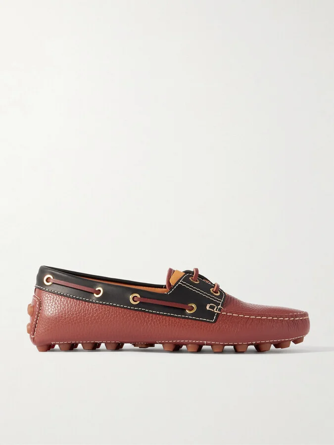 Tod's - Gommino Two-tone Leather Loafers - Brown