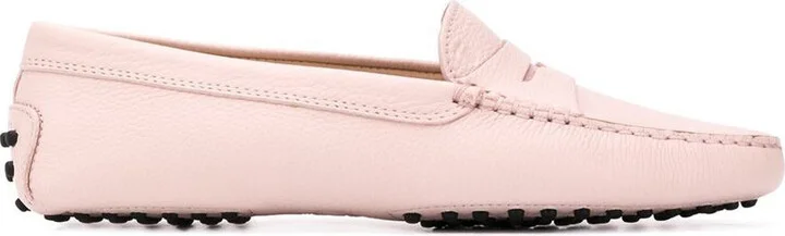 Tod'S Grained Leather Gommino Driving Shoes