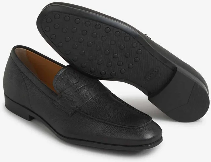 Tod'S Grained Leather Loafers - Image 4