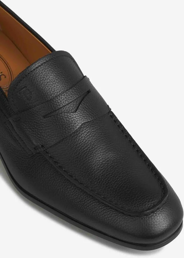 Tod'S Grained Leather Loafers - Image 6
