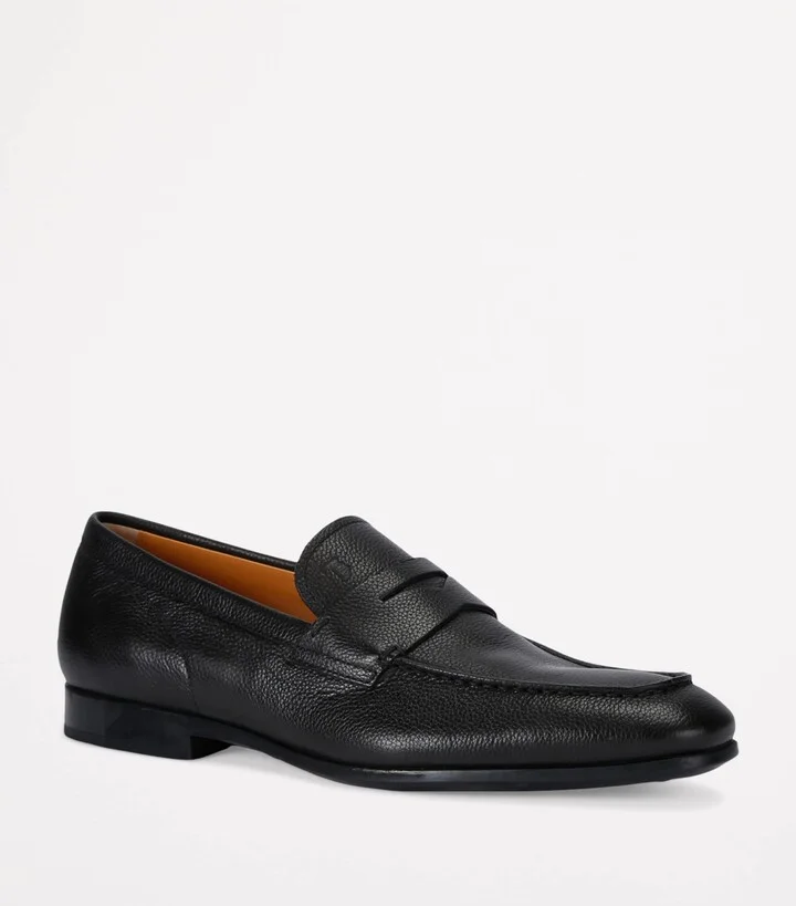 Tod's Grained Leather Mocassino Loafers - Image 3