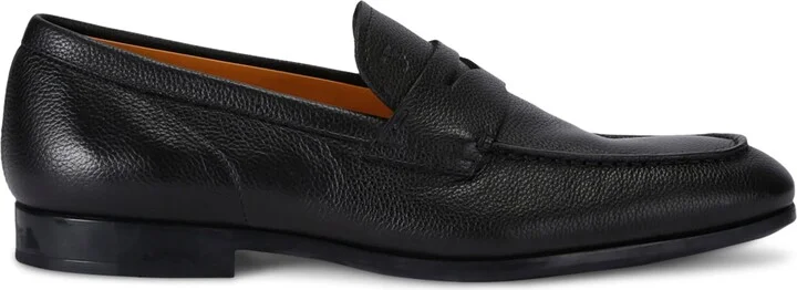 Tod's Grained Leather Mocassino Loafers