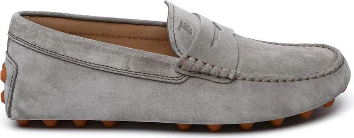 Tod'S Green Suede Loafers