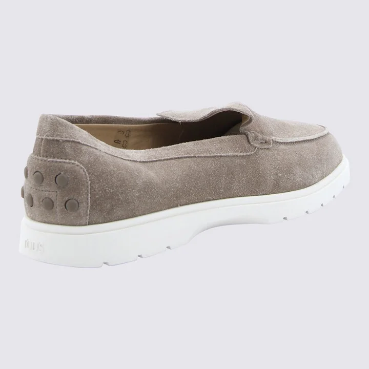 Tod'S Grey Suede Loafers - Image 2