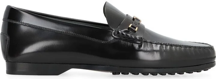 Tod'S 'Kate' Black Leather Loafers - Image 5