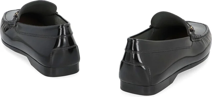 Tod'S 'Kate' Black Leather Loafers - Image 8