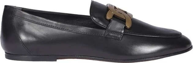 Tod's Kate Logo Plaque Loafers