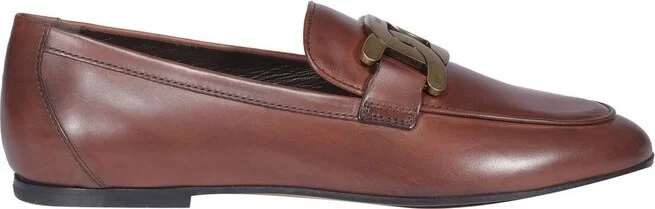 Tod's Kate Logo Plaque Loafers