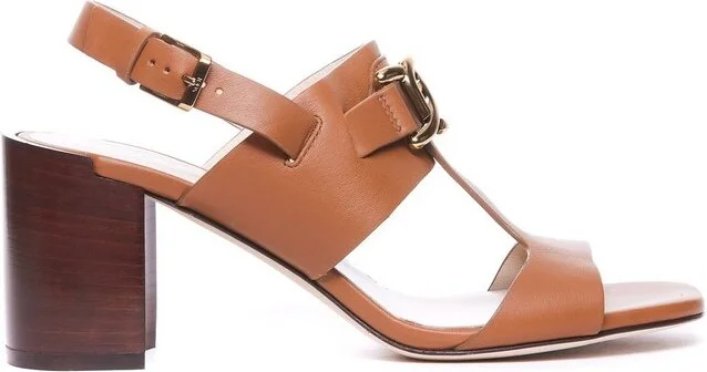 Tod's Kate Logo Plaque Sandals