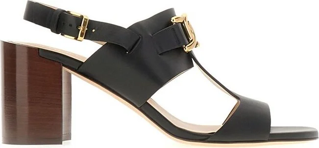Tod's Kate Logo Plaque Sandals
