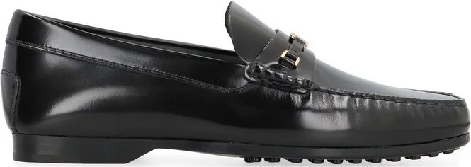 Tod's Kate Orel Logo Plaque Loafers