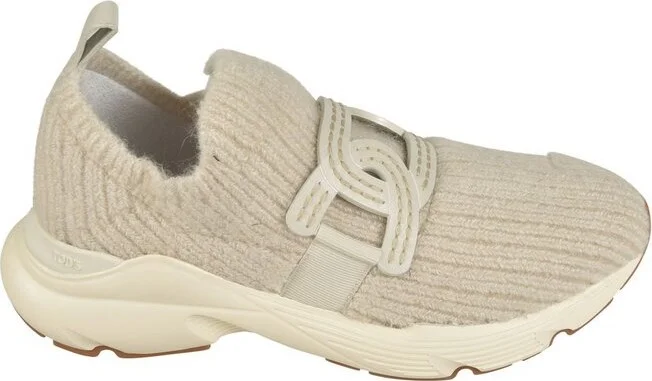 Tod's Kate Round-Toe Knitted Sneakers