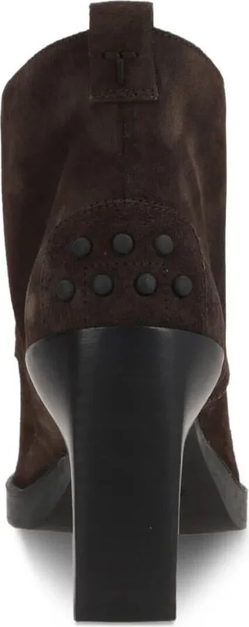 Tod'S Lace-Up Suede Ankle Boots Shoes - Image 3