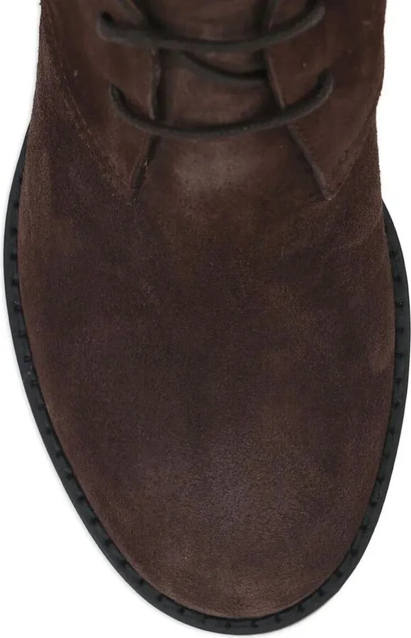 Tod'S Lace-Up Suede Ankle Boots Shoes - Image 4