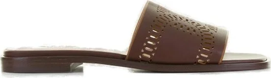 Tod's Laser-Cut Open-Toe Sandals