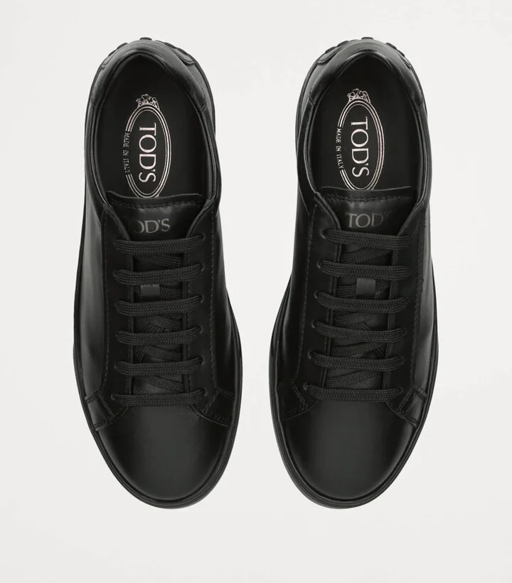 Tod's Leather Allacciata Cassetta Sneakers - Image 4