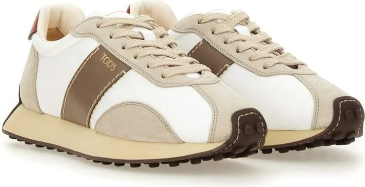 Tod'S Leather And Fabric Sneaker - Image 2