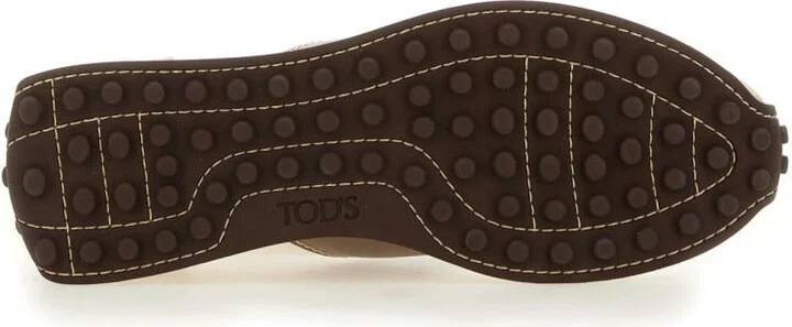 Tod'S Leather And Fabric Sneaker - Image 5