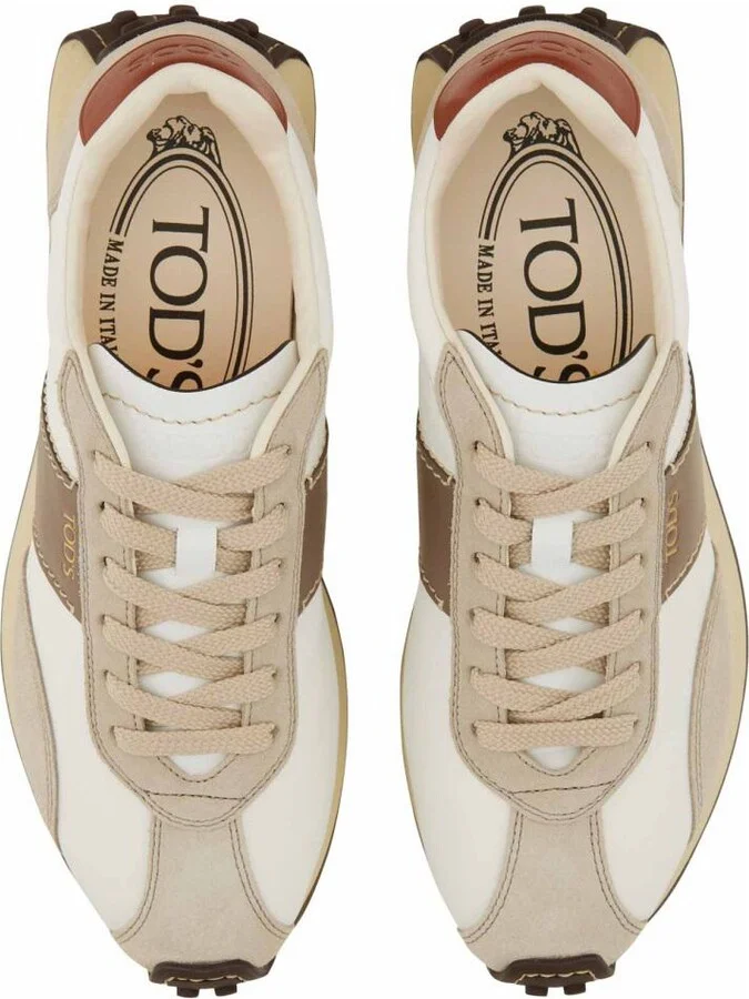 Tod'S Leather And Fabric Sneaker - Image 6