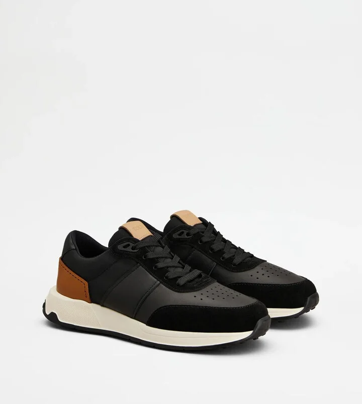 Tod'S Leather And Technical Fabric Sneakers - Image 2