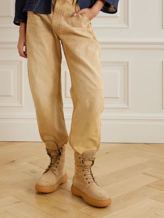 Tod's - Leather Ankle Boots - Neutrals - Image 2