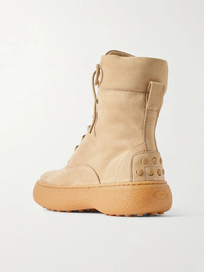 Tod's - Leather Ankle Boots - Neutrals - Image 3