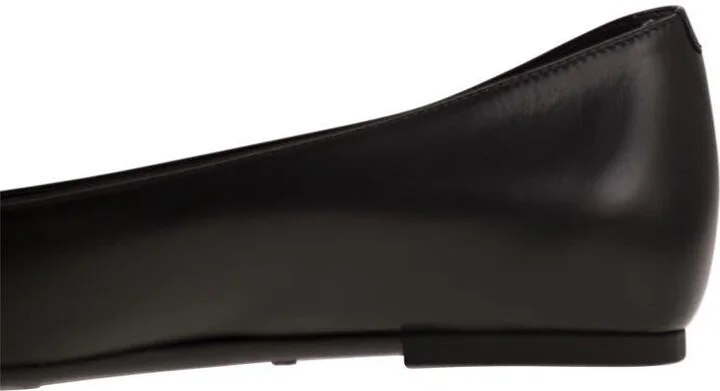 Tod'S Leather Ballerina With Chain - Image 7