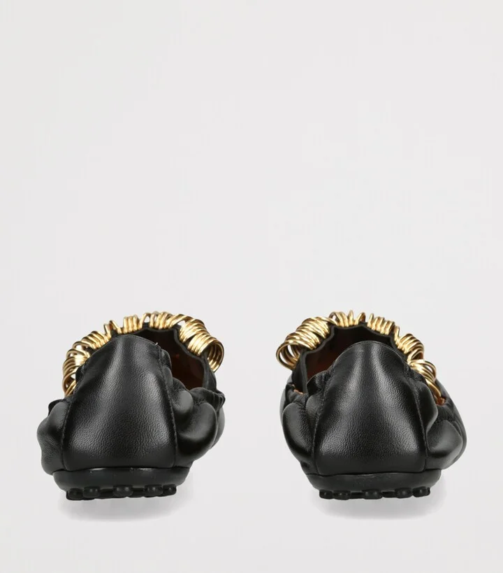 Tod's Leather Ballet Flats - Image 3