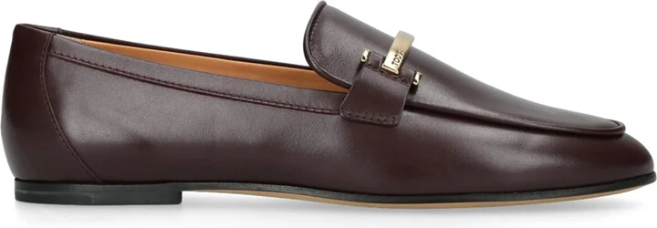 Tod's Leather Barretta Mocassins