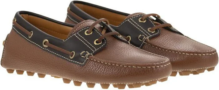 Tod'S Leather Boat Bubble Grommet - Image 4