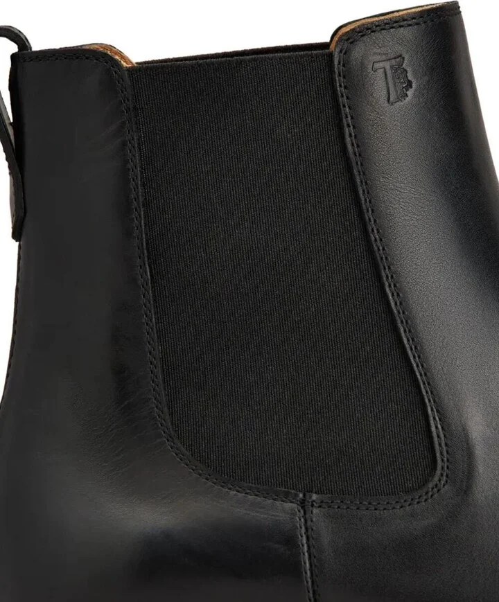 Tod'S Leather Chelsea Boots Shoes - Image 5