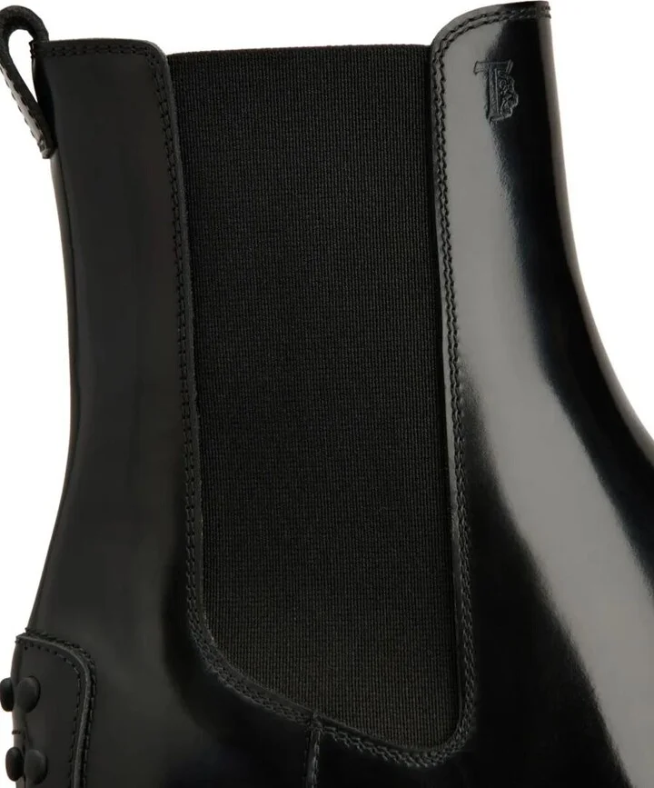 Tod'S Leather Chelsea Boots Shoes - Image 5