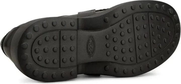 Tod'S Leather Chunky Loafers With Metal Buckle And Rings Shoes - Image 4