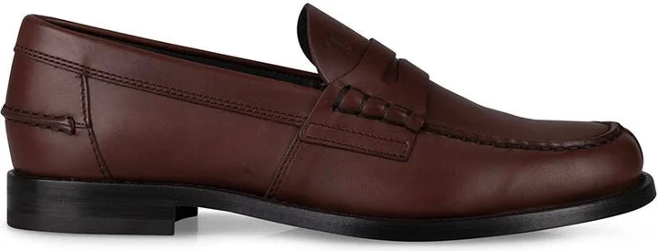 Tod'S Leather Classic Loafer Shoes