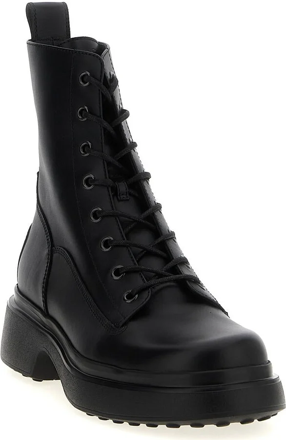 Tod'S Leather Combat Boots - Image 2