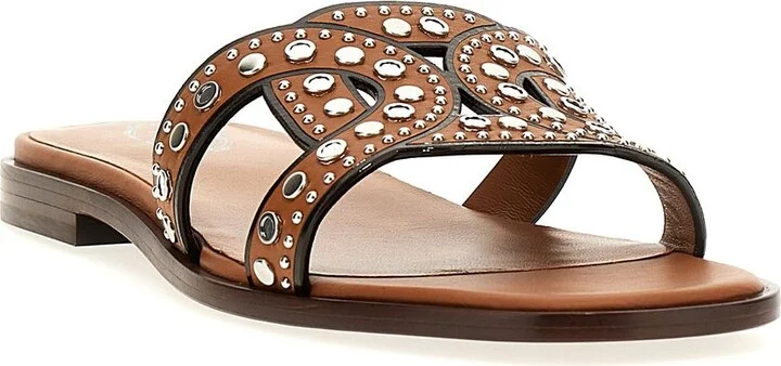 Tod'S Leather Flat Sandals - Image 2