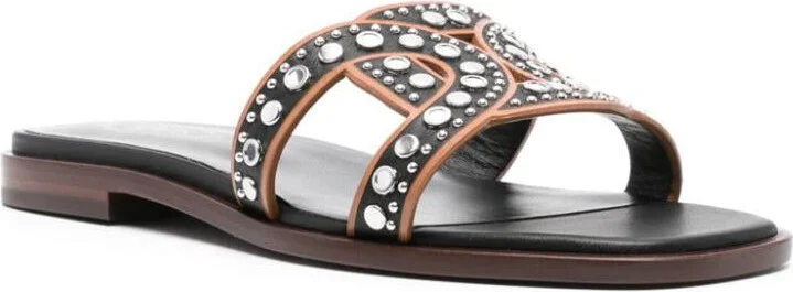 Tod'S Leather Flat Sandals - Image 2