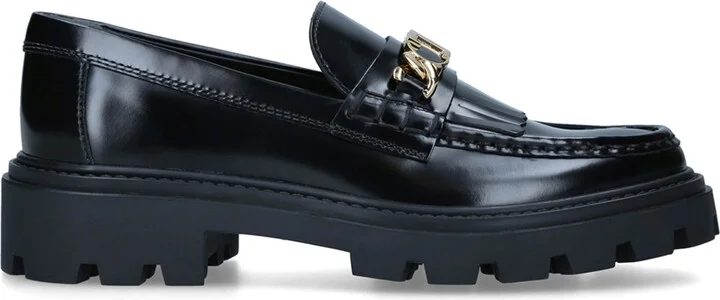 Tod's Leather Gomma Frangia Loafers