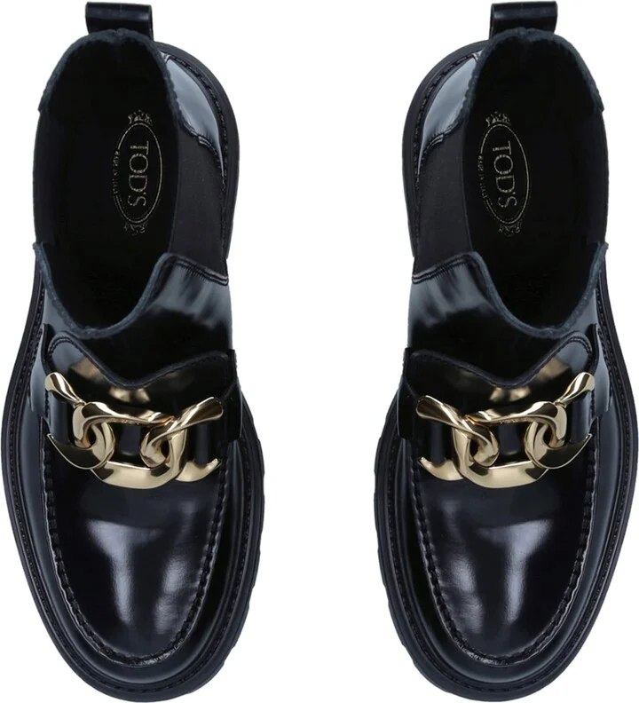 Tod's Leather Gomma Pesante Boots - Image 4