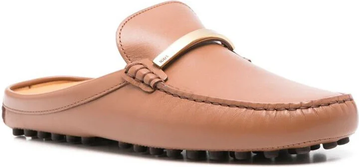 Tod'S Leather Gommino Slippers Shoes - Image 2